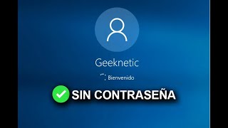 Cómo Quitar Contraseña de Inicio de Windows 10  11 [upl. by Gratia]