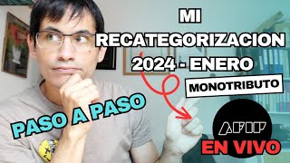 recategorizacion 2024 en VIVO [upl. by Newkirk]