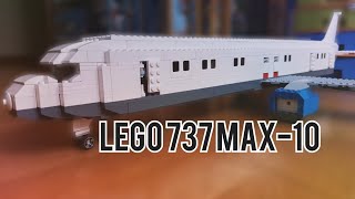 Boeing 737 Max10 lego plane [upl. by Ydner]