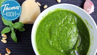 Basilikum  Pesto selber machen  Thomas kocht [upl. by Ojimmas173]