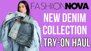 New Denim Collection  FASHION NOVA TryOn Haul [upl. by Khan]