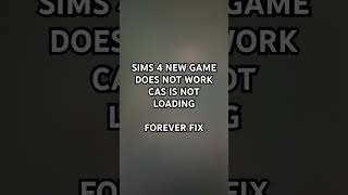 THIS fixes sims 4 new gamecas not loading [upl. by Clynes]