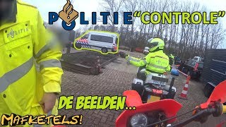 BEELDEN WOKSTATUS  BROMMER OP DE ROLLERBANK BIJ POLITIE CONTROLE [upl. by Somar809]