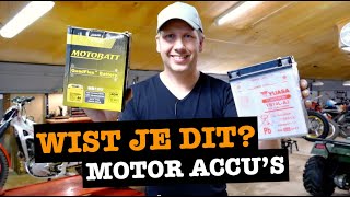 Alles over je Motor Accu AGM Gel Lood [upl. by Celestia]