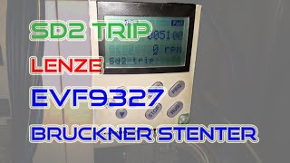 Lenze Inverter Sd2 trip  9300 Vector  Bruckner Stenter Troubleshooting  ResolverFlowChart [upl. by Annelak]