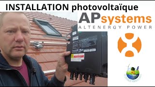 🇫🇷INSTALLATION PHOTOVOLTAIQUE AP SYSTEME🇫🇷 [upl. by Loresz624]