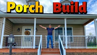 How To build A Covered Front Porch  5 Easy Steps [upl. by Peta]