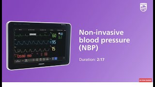 Noninvasive blood pressure monitoring with the IntelliVue monitor [upl. by Ozner268]