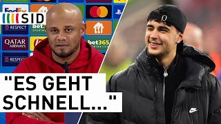 Vor CLTopspiel gegen PSG Kompany gibt PavlovicUpdate  SID [upl. by Ardnoyek584]