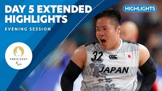 Day 5 Extended Highlights  Evening Session  Paris 2024 Paralympic Games ❤️💙💚 [upl. by Mauricio]