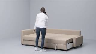 IKEA FRIHETEN Sofabed User Guide [upl. by Opaline]