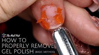 How to Properly Remove Gel Polish Basic Method [upl. by Lennox430]