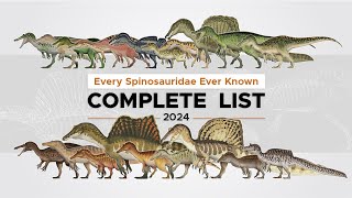 Every Spinosaurid explained [upl. by Neitsabes]