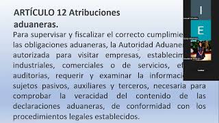 ATRIBUCIONES ADUANERAS PARTE 1 [upl. by Josias245]