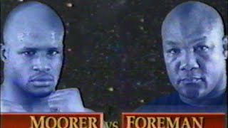 Foreman vs Moorer ENTIRE HBO PROGRAM [upl. by Llerrod]