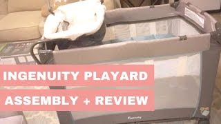 Ingenuity Smart and Simple Playard Assembly amp Review [upl. by Margarete]