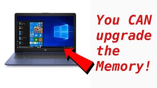 You CAN upgrade the memory on HP Stream Laptops [upl. by Juster]