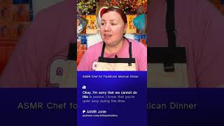 New ASMR Chef video available at Patreon personalattention [upl. by Asset]