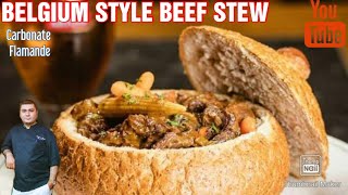 Belgium Style Beef Stew Recipe  Carbonate Flamande Stew Recipe Video  By Chef Jaswinder Singh [upl. by Gefell889]