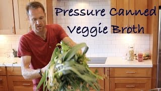 VEGGIE STOCK 😎 HOW TO MAKE AND PRESSURE CAN [upl. by Josi45]