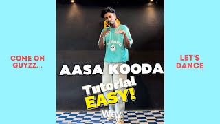 Aasa kooda detailing dance TUTORIAL  viral hook step  Saji tarang  tarang dance company [upl. by Nnylarak859]