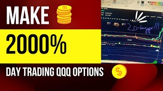 2000 Day Trading QQQ Options on Expiration Day💸💰💎  2022 QQQ Options Trading For Beginners [upl. by Macdougall725]