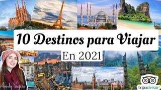 10 DESTINOS PARA VIAJAR ✈️🌎 anndyviajera [upl. by Anatolio481]