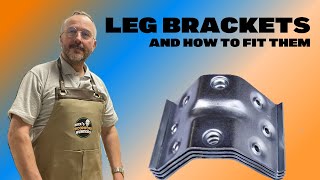 Genius Hack Corner Leg Brackets for Easy Furniture Assembly [upl. by Dnarud]