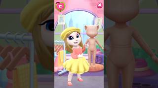 Angela made a dress👗 MyTalkingAngels mytalkingangela mytalkingangela2 shorts shortsvideo [upl. by Nader]