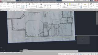 Rotating and Scaling a Raster Image in AutoCAD [upl. by Phillada]