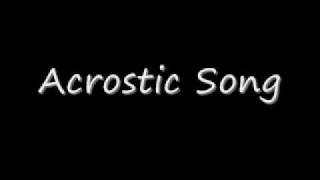 Acrostic Song [upl. by Imeka]