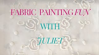 Fabric Painting Flour Paste Method [upl. by Quennie156]