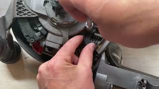 Step by step How to change the internal flip hose in a Dyson DC40 Hoover Part no 92262503 [upl. by Sosna727]