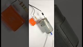 DC Motor hack  12 volt DC Motor Run On 220 volt ac dcmotor diymotor [upl. by Allecsirp]