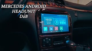 Installing an Android Headunit in Mercedes D2B [upl. by Anah542]