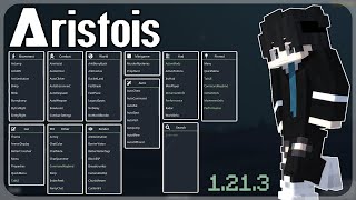 The Most OP Minecraft 1213 Hacked Client  ARISTOIS Client [upl. by Malory]