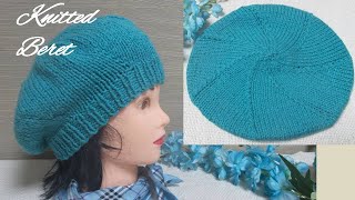 Beret Pattern Knitting Tutorialschematics are available [upl. by Squires]