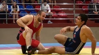 Freestyle Wrestling 120kg  Dlagnev USA vs Akgul TURKEY [upl. by Nyer294]