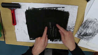 How to create a Monoprint [upl. by Nattie425]