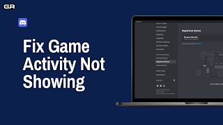 How To Fix Discord Game Activity Not Showing Solved [upl. by Lulita]