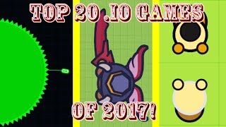 Top 20 Best io Games of 2017 [upl. by Attiuqehs649]