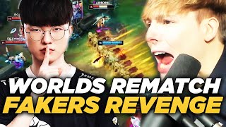 LS  ALL ROADS LEAD TO FAKER ft Crownie Solarbacca and Reven  T1 vs JDG Semifinals [upl. by Femmine]