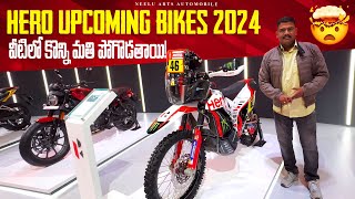 Bharat Mobility Global Expo 2024 Delhi  Upcoming Hero Bikes in 2024 Hero Mavrick 440 [upl. by Melmon]