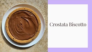 Crostata Biscotto  Ricette golose [upl. by Mihcaoj]