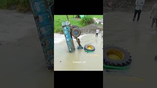 Tractor accident😨 janu yt 009 subscribe short viral song newsong [upl. by Hepzi]