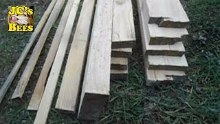 Chainsaw mill How much lumber is in a 15quot log [upl. by Rachele557]