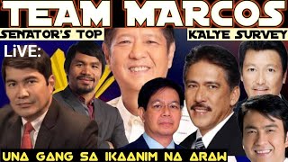 TEAM MARCOS SENATORS TOP SENATORIAL SURVEY FROM DAY 1 TO DAY 6 [upl. by Davison]