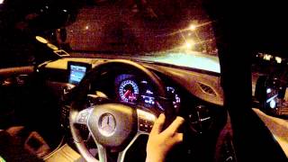 Night Ride with My Mercedes Benz A250 powered by RaceChip Ultimate  DTE System Pedal Box [upl. by Sofko]