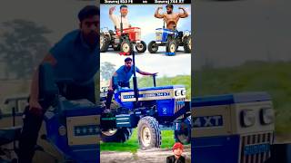 Swaraj 744xt Vs swaraj 855feautomobileswaraj744newmodelfunnyswarajtractorpowercomedyallswaraj [upl. by Eblehs]