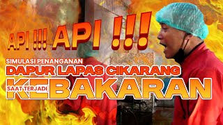 Simulasi Penanganan Kebakaran Dapur Lapas Cikarang [upl. by Ailemaj]